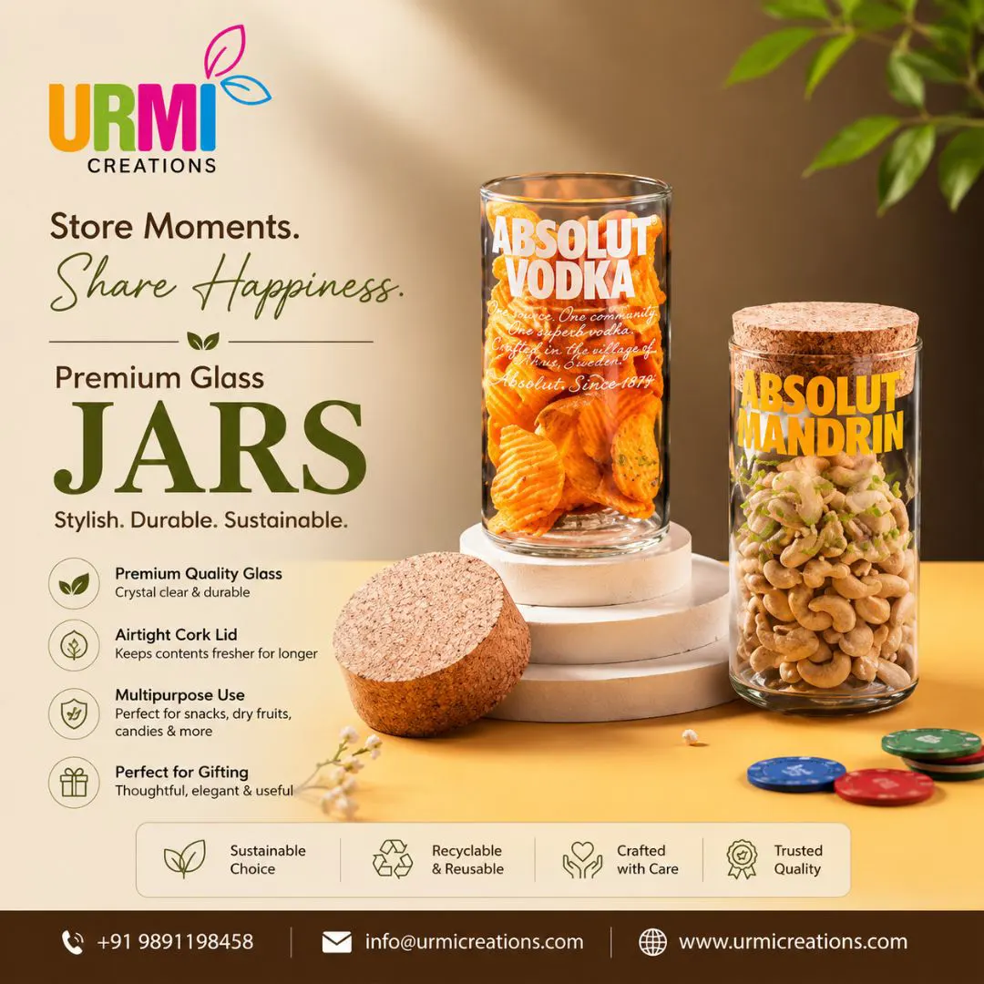 Absolut Jars Set Of 2: A Stylish Way to Store, Display and Gift